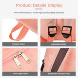 Ultra-Light Foldable Backpack Women Large Capacity Waterproof Travel Bag