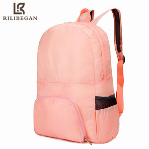 Ultra-Light Foldable Backpack Women Large Capacity Waterproof Travel Bag