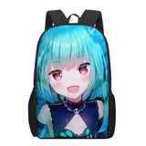 Uruha Rushia Print Kid's Backpack for School