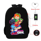 USB Charging Backpack 16 Inch Teenager School Bookbag