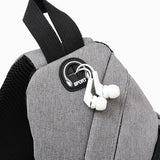 Waterproof Nylon Shoulder Bag USB Charging Large Capacity Crossbody Bag