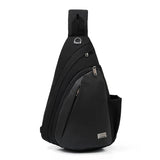 Waterproof Nylon Shoulder Bag USB Charging Large Capacity Crossbody Bag