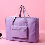 Expandable Bottom Travel Duffel Bag Soft Tote Bag
