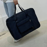 Expandable Bottom Travel Duffel Bag Soft Tote Bag