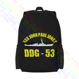 USS John DDG 53 Navy Marine Battleship Backpack