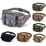 Tactical Waist Pack Outdoor Bag Pouch for Camping Hiking - Camouflage