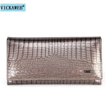 Short Women Leather Wallet Female with Ziper