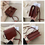 French Vintage Texture Shoulder Bag Classic Joker Lady Bag