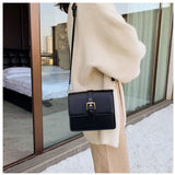 French Vintage Texture Shoulder Bag Classic Joker Lady Bag