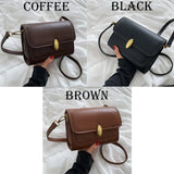 Women's PU Leather Crossbody Bag with Handle