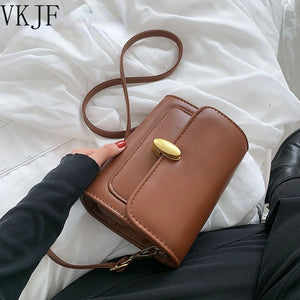 Women's PU Leather Crossbody Bag with Handle