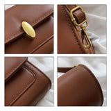 Women's PU Leather Crossbody Bag with Handle