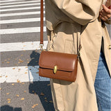 Women's PU Leather Crossbody Bag with Handle