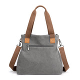 Women's Canvas Crossbody Bag Top-Handle Totes