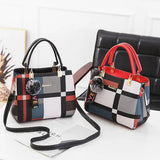 Checked Handbag Women's Shoulder Messenger Bag