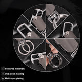 VM KISS Alloy Key Holder Metallic Keychain Organizer