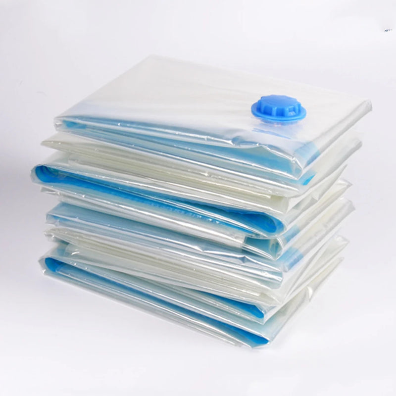 Transparent Vacuum Bag for Clothes Closet Storage Quilt Organizer