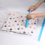 Transparent Vacuum Bag for Clothes Closet Storage Quilt Organizer