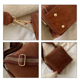Wild Atmospheric Shoulder Bucket Bag Broadband Net Red Messenger Small Bag