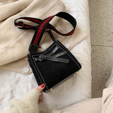 Wild Atmospheric Shoulder Bucket Bag Broadband Net Red Messenger Small Bag