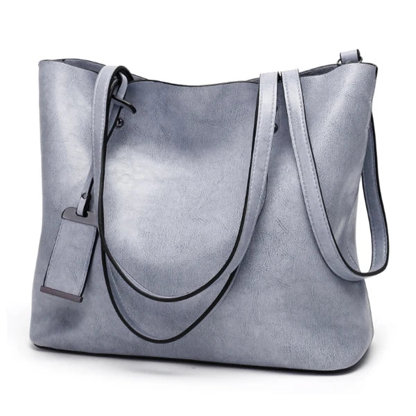 Valenkuci Soft Pu Leather Shoulder Bags Casual Totes Bag