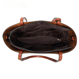 Valenkuci Soft Pu Leather Shoulder Bags Casual Totes Bag