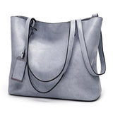 Valenkuci Soft Pu Leather Shoulder Bags Casual Totes Bag