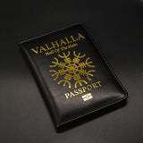 Valhalla Passport Cover Mythological Story Travel Wallet Covers for Passports