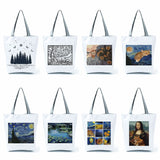 Van Gogh Shopping Bag Oil Painting Tote Harajuku Shopper Bag Women Shoulder Bags