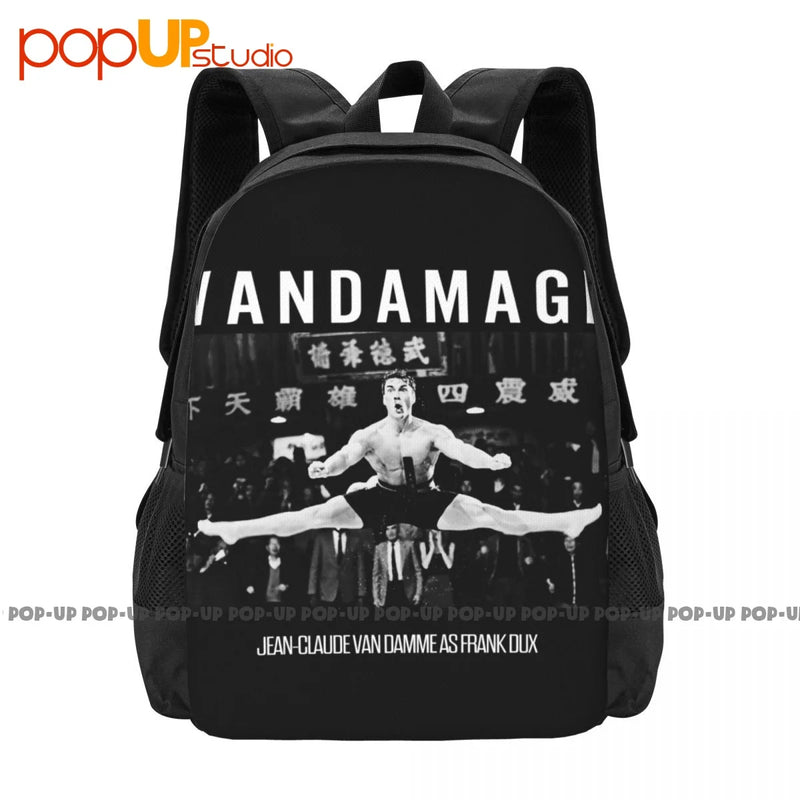 Van Damage Bloodsport Van Damme Backpack Large Capacity Gym Foldable 3D Printing