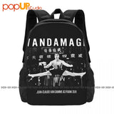 Van Damage Bloodsport Van Damme Backpack Large Capacity Gym Foldable 3D Printing