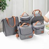 Portable Insulation Bag Aluminum Foil Thickened Retain Freshness Lunchbox Bags