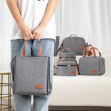 Portable Insulation Bag Aluminum Foil Thickened Retain Freshness Lunchbox Bags