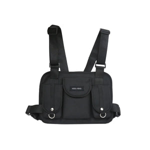 Vebanmix Chest Rig Waist Bag Hip Hop Streetwear Functional Tactical Chest Bag