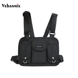 Vebanmix Chest Rig Waist Bag Hip Hop Streetwear Functional Tactical Chest Bag
