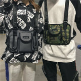 Vebanmix Chest Rig Waist Bag Hip Hop Streetwear Functional Tactical Chest Bag