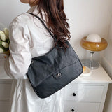 Vegan Leather Quilted Crossbody Bag with Chain Strap & Tassel
