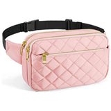Vegan Rhombus Nylon Waist Packs Waterproof Fanny Pack