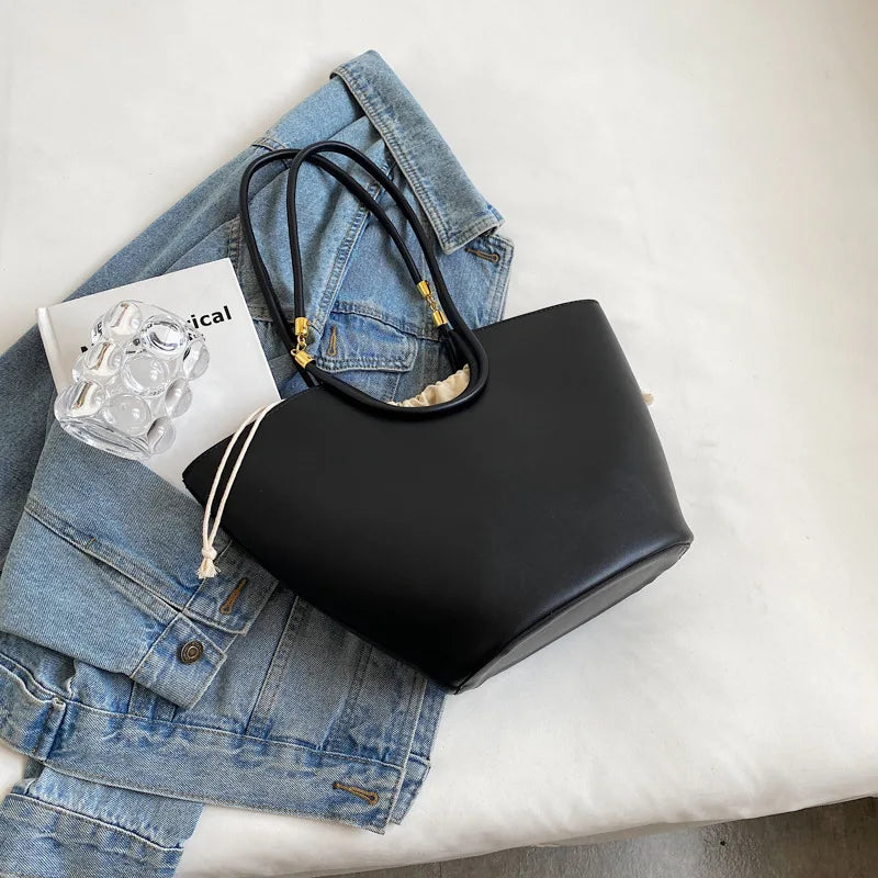 Vegetable Basket Bucket Bag Tote Shoulder Bag Women's Handbag