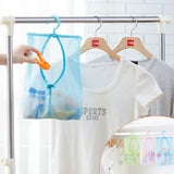 Velishy Hanging Clothespin Bags Multi-purpose Bag For Travel 22x37cm Random