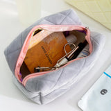 Velvet Cosmetic Case Large Capacity Soft Pillow Bag Girls Portable Storage Bag