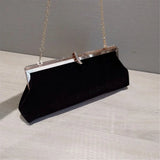 Velvet Evening Bags Rhinestones Clutch Party Totes Diamonds Lady Handbags