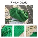 Velvet Stripe Cloud Bag for Women Handbag Shoulder Crossbody Purse