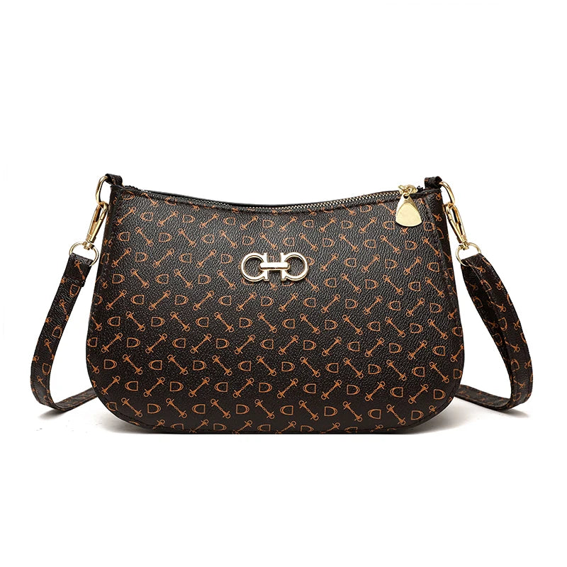 Crossbody Shoulder Bag with Multiple Pockets for Women