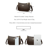 Crossbody Shoulder Bag with Multiple Pockets for Women