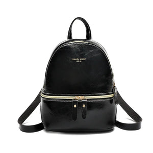 Mini Leather Backpack MultiFunction Small Purse Women Bag Mochila