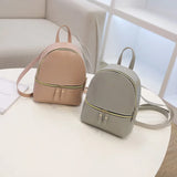 Mini Leather Backpack MultiFunction Small Purse Women Bag Mochila