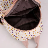Flower Printing Mini Backpack Waterproof Nylon Women Shoulder Bag