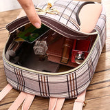 Plaid Mini Backpack Crossbody Bag for Teenage Girl
