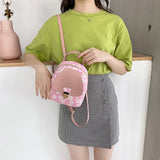 Mini Backpack Crossbody Bag For Teenage Girl Women Shoulder Phone Purse